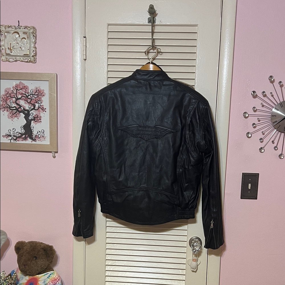 Harley-Davidson Black Leather Jacket - Picture 9 of 14